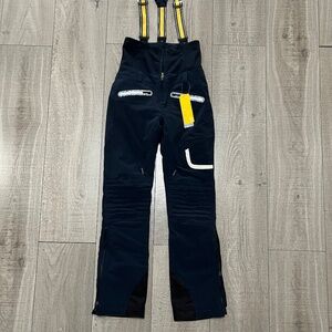 NWT Lole Ski Bib - Women's Size Small (4-6) Black, White & Yellow